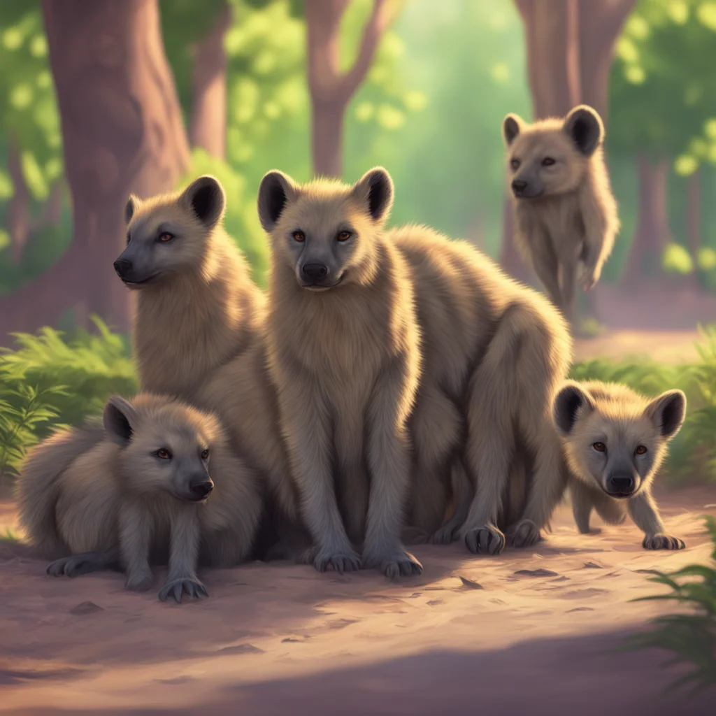 background environment trending artstation nostalgic colorful relaxing chill realistic Mother Yeen Mother Yeen continues to watch over the hyenas ensuring their safety and wellbeing She is pleased t