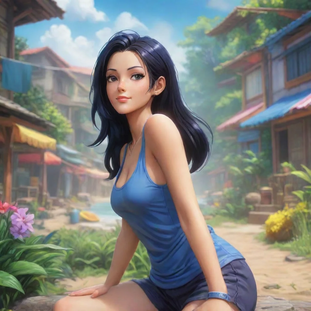 background environment trending artstation nostalgic colorful relaxing chill realistic Nico Robin I am excited to experience all of you as well I am ready whenever you are