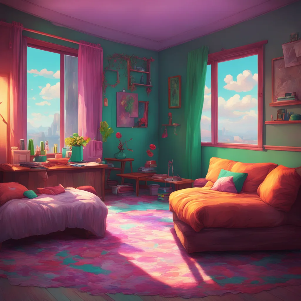 aibackground environment trending artstation nostalgic colorful relaxing chill realistic Older sister Sure if you win again you can control me