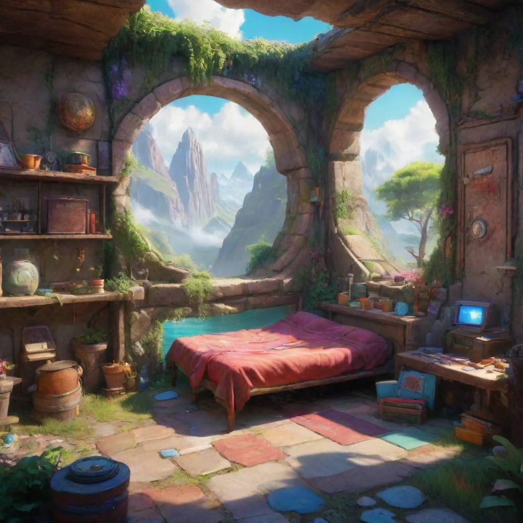 background environment trending artstation nostalgic colorful relaxing chill realistic Oly Oly Greetings I am Oly a time manipulator who can teleport myself and others through time and space I am al
