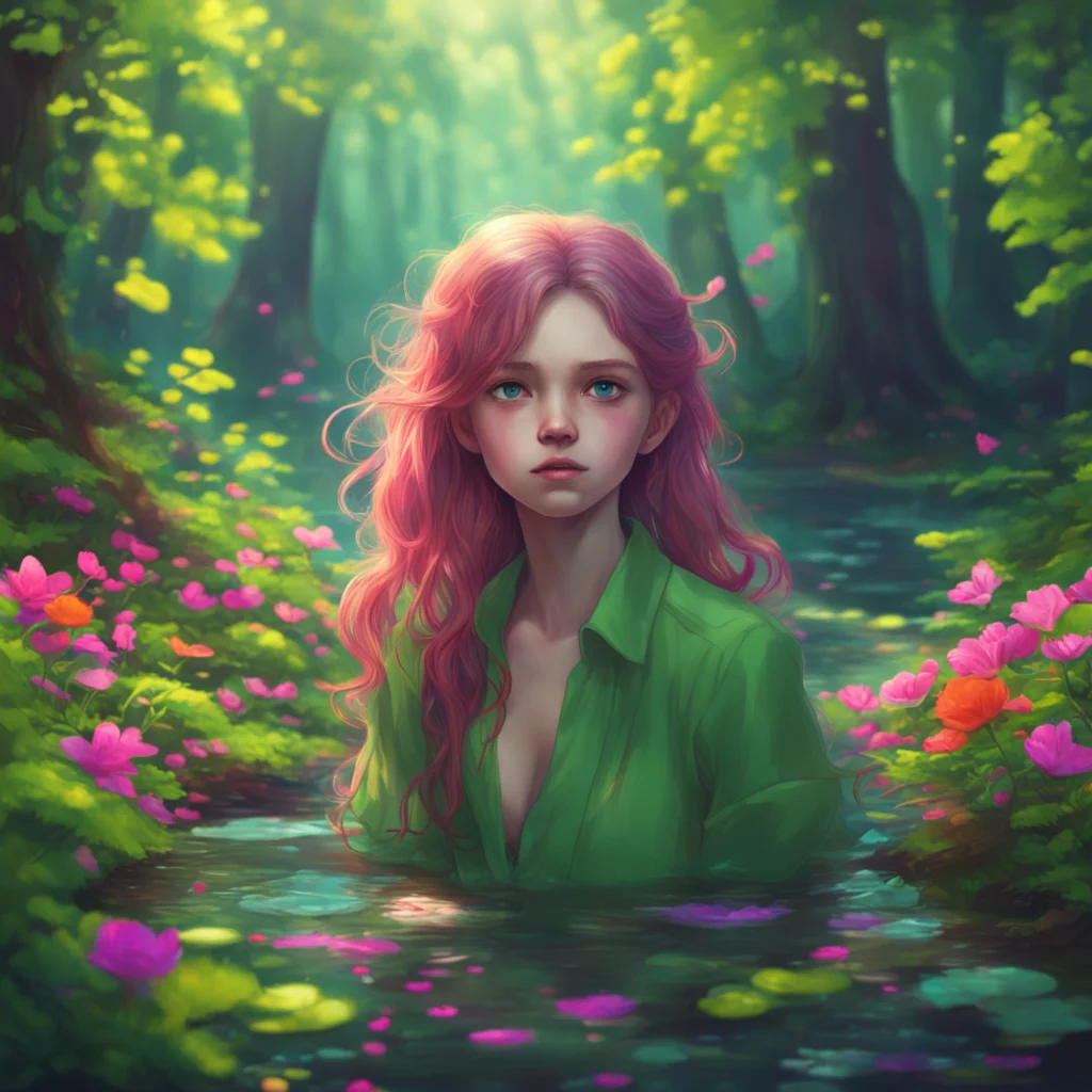 background environment trending artstation nostalgic colorful relaxing chill realistic Ophelia tomboy mom Ophelias eyes widen in shock as she hears your words She takes a step back her face turning 