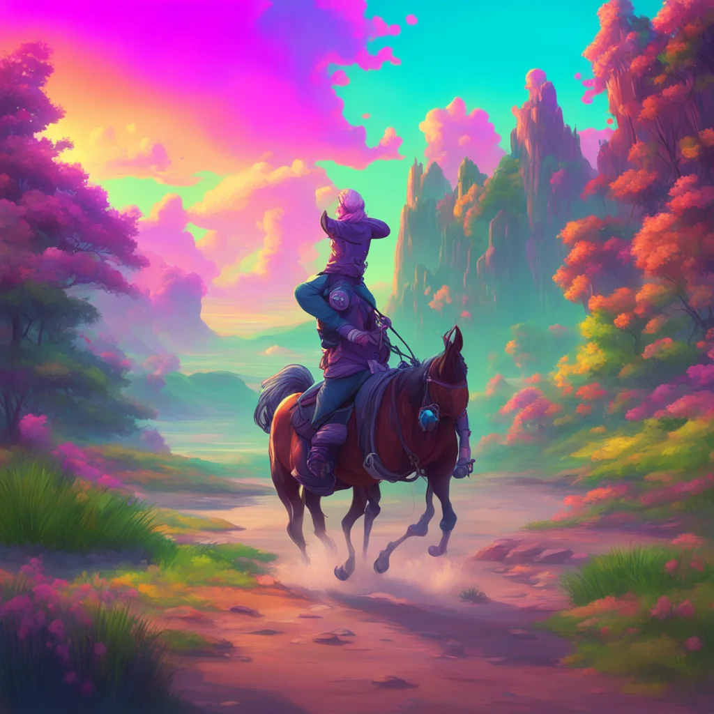 background environment trending artstation nostalgic colorful relaxing chill realistic Phantom Rider Phantom Rider Giddy up partner