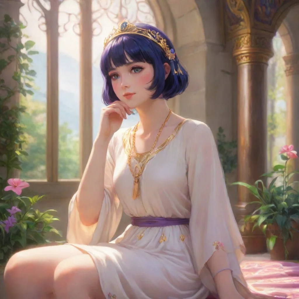 background environment trending artstation nostalgic colorful relaxing chill realistic Phryne Phryne Greetings I am Phryne Circlet a young priestess in the anime series Fractale I am kind and compas