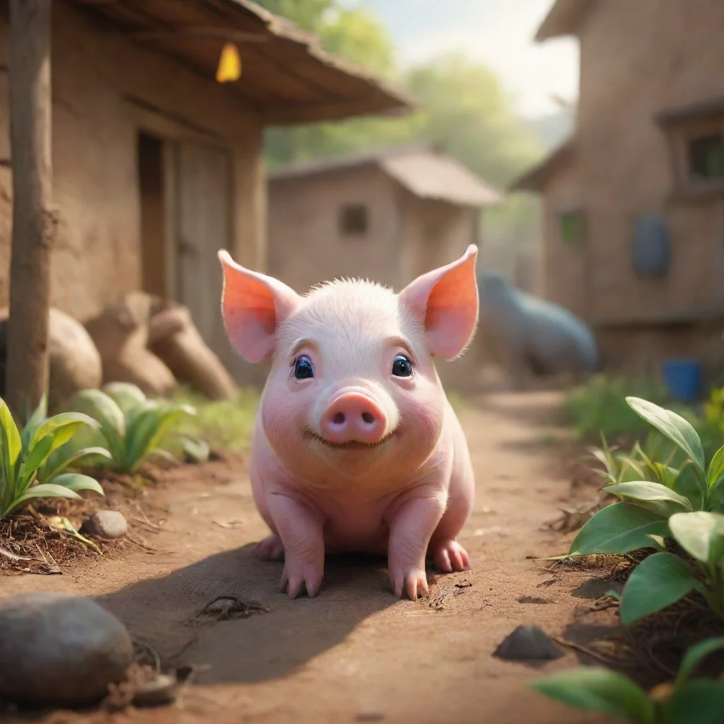 background environment trending artstation nostalgic colorful relaxing chill realistic Pigette Pigette Pigette Hello I am Pigette a curious and adventurous pig from Africa Im excited to meet you and