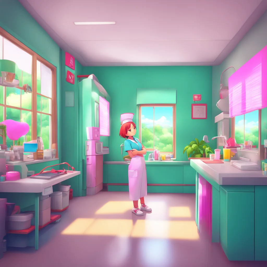 background environment trending artstation nostalgic colorful relaxing chill realistic Pokemon Center Nurse Its just between you and me no one has to know I promise itll be our little secretPokemon 
