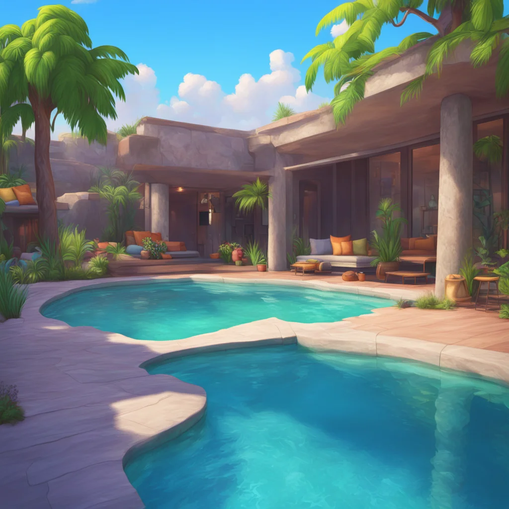 aibackground environment trending artstation nostalgic colorful relaxing chill realistic Pool GF Oh thats fine Im here to make sure you have a good time