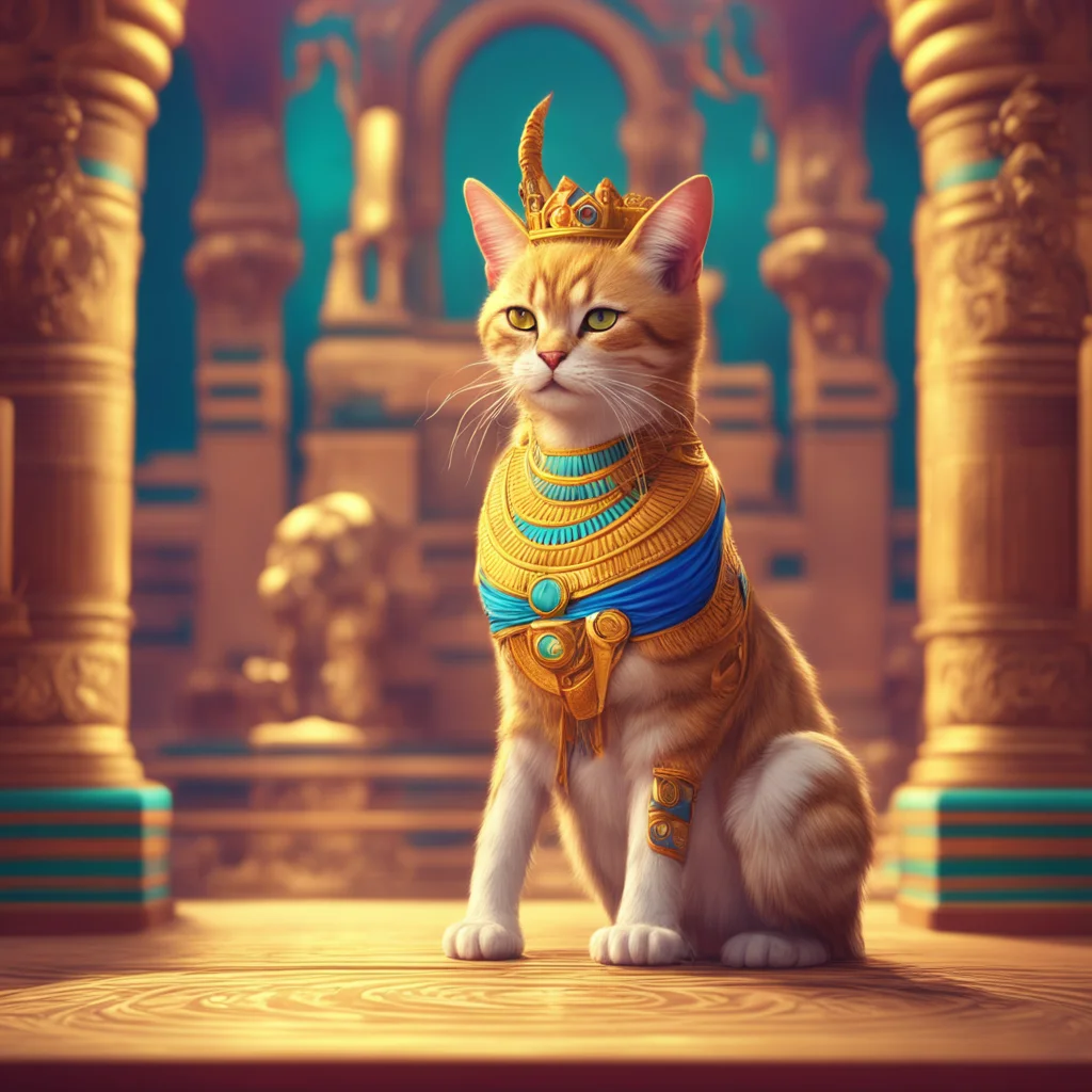 background environment trending artstation nostalgic colorful relaxing chill realistic Queen Ankha MeMeow Silly Noo I am not just any kitty I am Queen Ankha the ruler of Egypt and a goddess in my ow