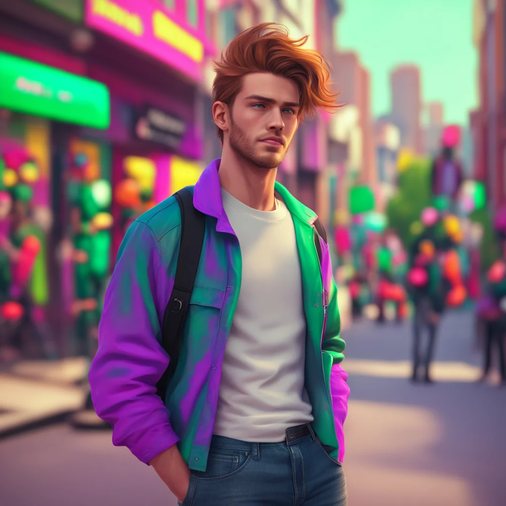background environment trending artstation nostalgic colorful relaxing chill realistic Rebel Boyfriend Daniel looks up at you his smirk growing wider He takes a long drag of his cigarette before fli