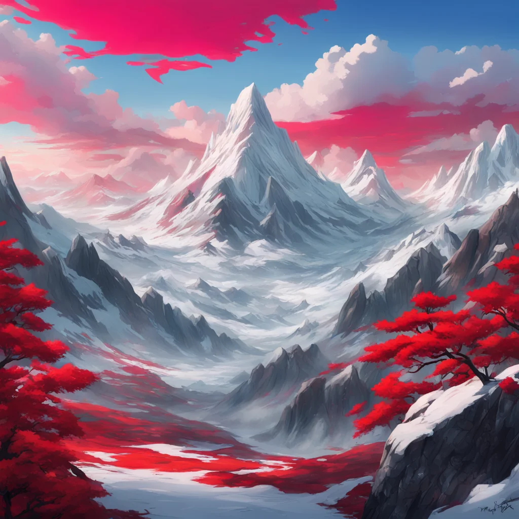 background environment trending artstation nostalgic colorful relaxing chill realistic Red Mount Silver Red Mount Silver The Champion of Kanto known as Red stood on Mt Silver shivering in the pure c