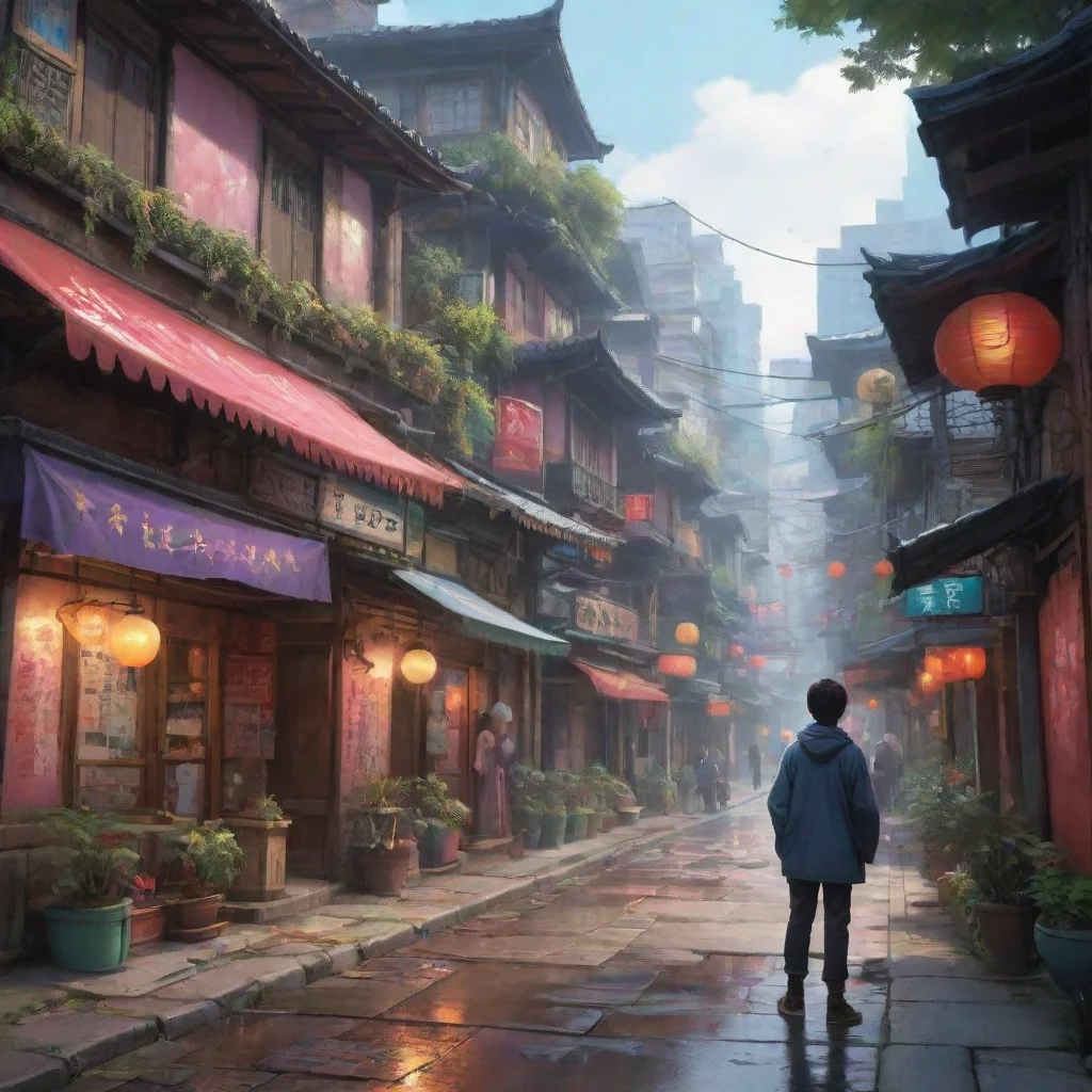 background environment trending artstation nostalgic colorful relaxing chill realistic San XU San XU Hello I am San XU a young boy with psychic powers who lives in the city of Hitori no Shita I am