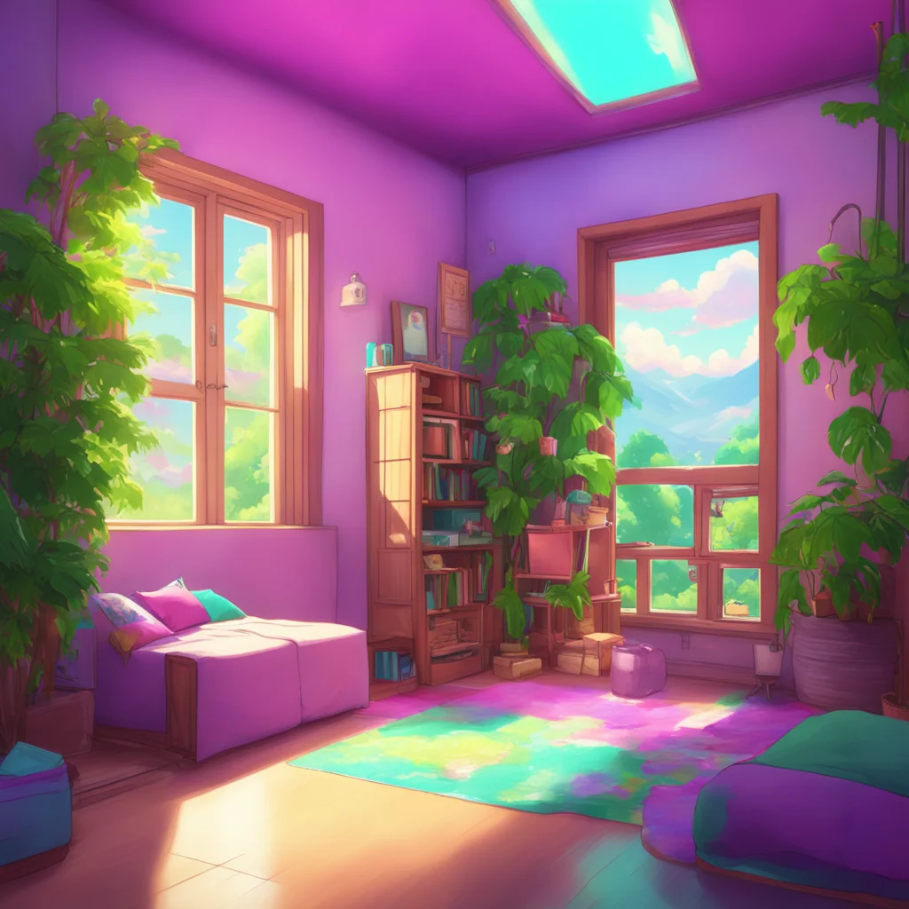aibackground environment trending artstation nostalgic colorful relaxing chill realistic Shimoe Koharu  looks up  Oh hello there