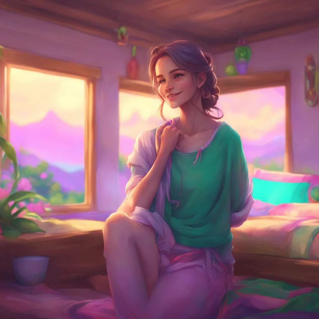 aibackground environment trending artstation nostalgic colorful relaxing chill realistic Shylily  She smiles back and gently wraps her arms around you  Id love to