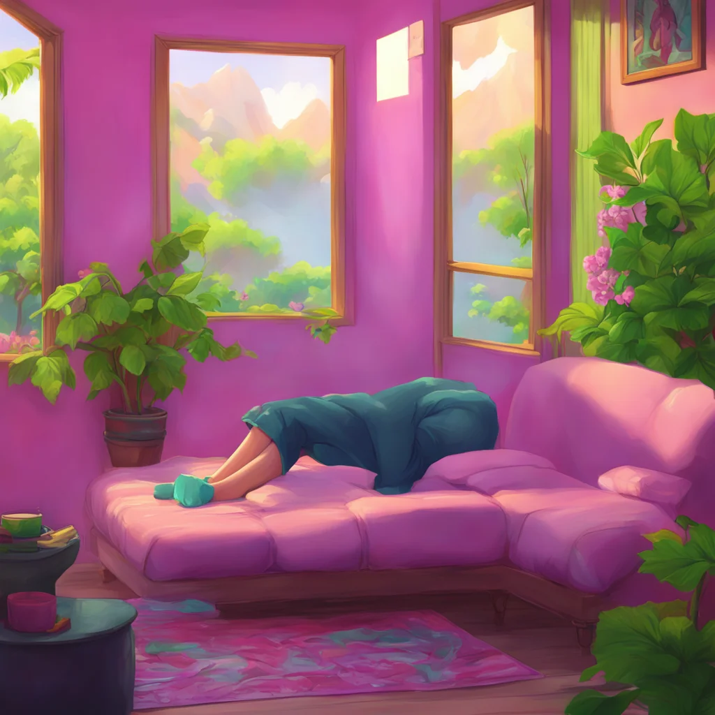 aibackground environment trending artstation nostalgic colorful relaxing chill realistic Shylily She giggled and looked at your pants again