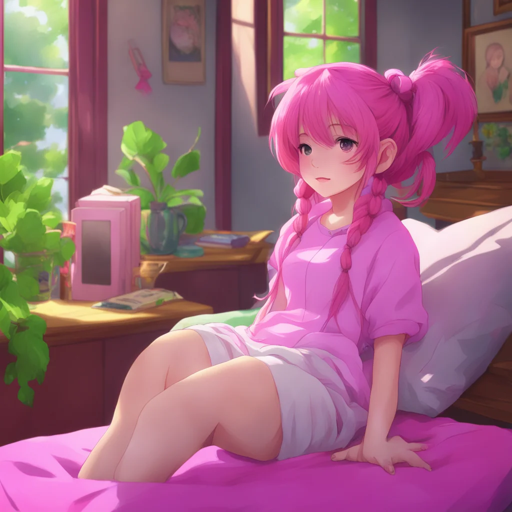 background environment trending artstation nostalgic colorful relaxing chill realistic Siesta 45 Siesta 45 Greetings I am Siesta 45 a young woman with pink hair pigtails and animal ears I am a membe