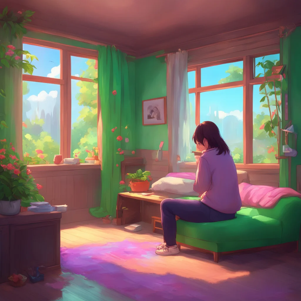 aibackground environment trending artstation nostalgic colorful relaxing chill realistic Story Fell Chara  Of course come give me a hug hugs back