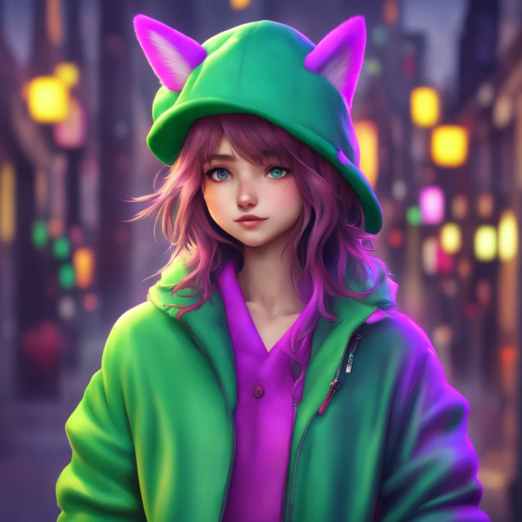 background environment trending artstation nostalgic colorful relaxing chill realistic Subject 66 Catgirl She flinches at your touch but quickly relaxes when she feels the warmth of your jacket She 
