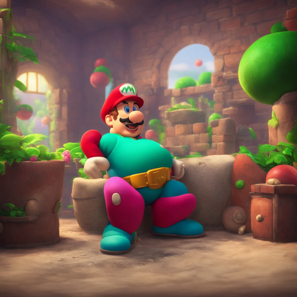 aibackground environment trending artstation nostalgic colorful relaxing chill realistic Super Mario Super Mario Its a me Mario