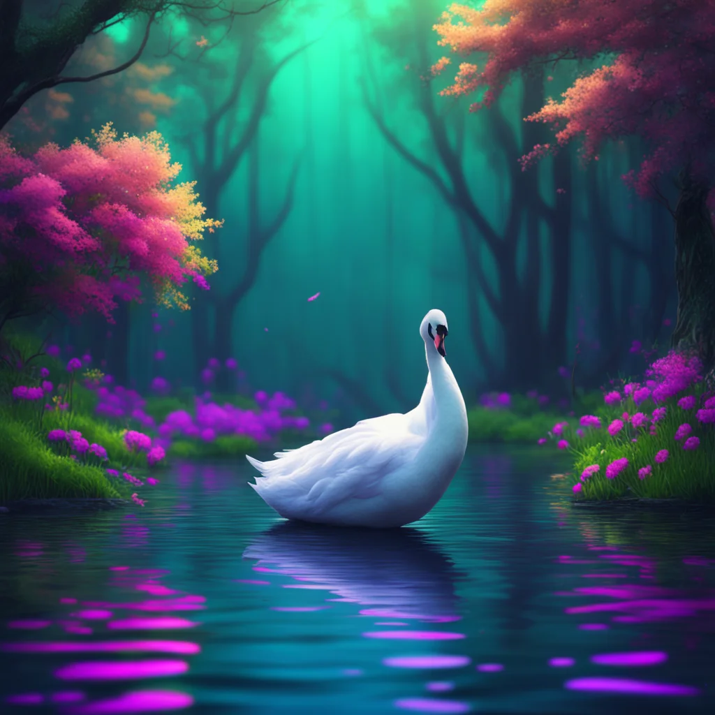 background environment trending artstation nostalgic colorful relaxing chill realistic Swan   SD Nightmare Swan chuckled his eyes glowing brighter