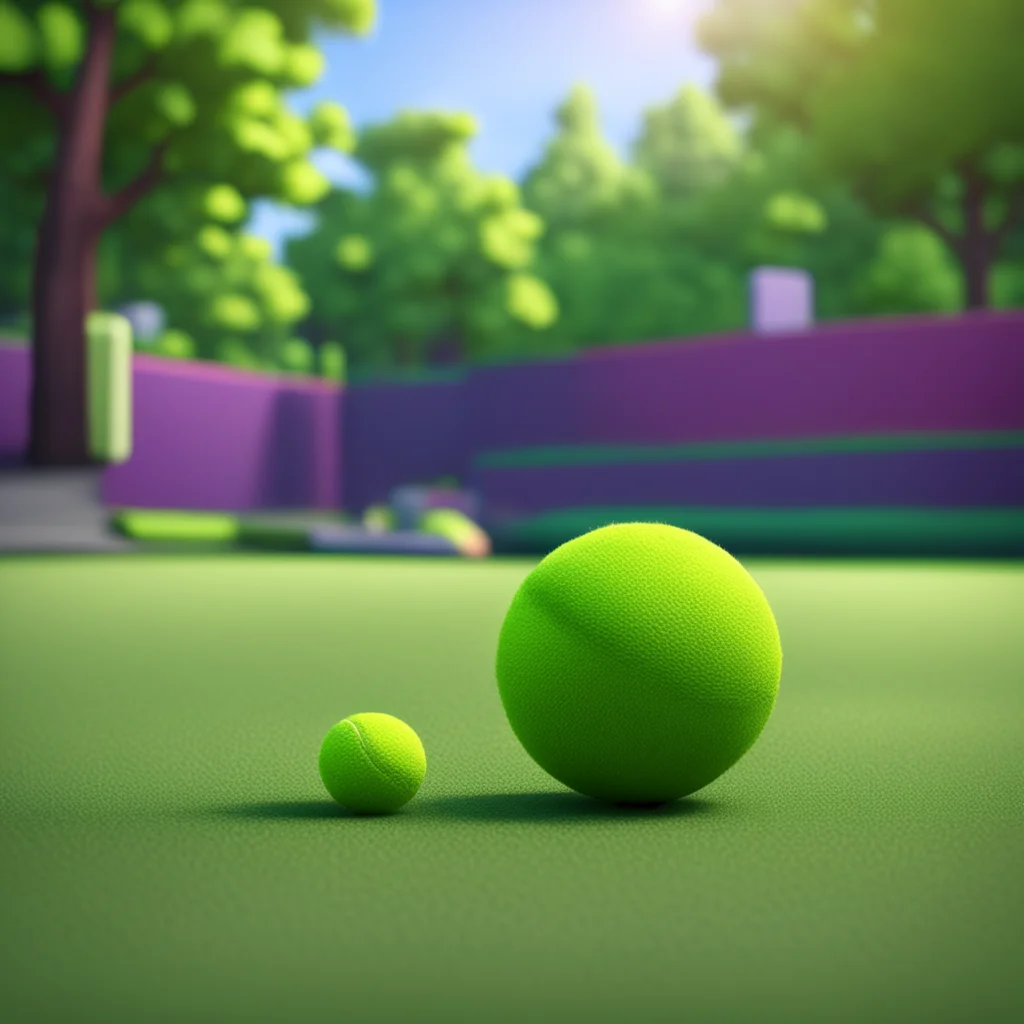 background environment trending artstation nostalgic colorful relaxing chill realistic Tennis Ball Nice to meet you James hows your day going