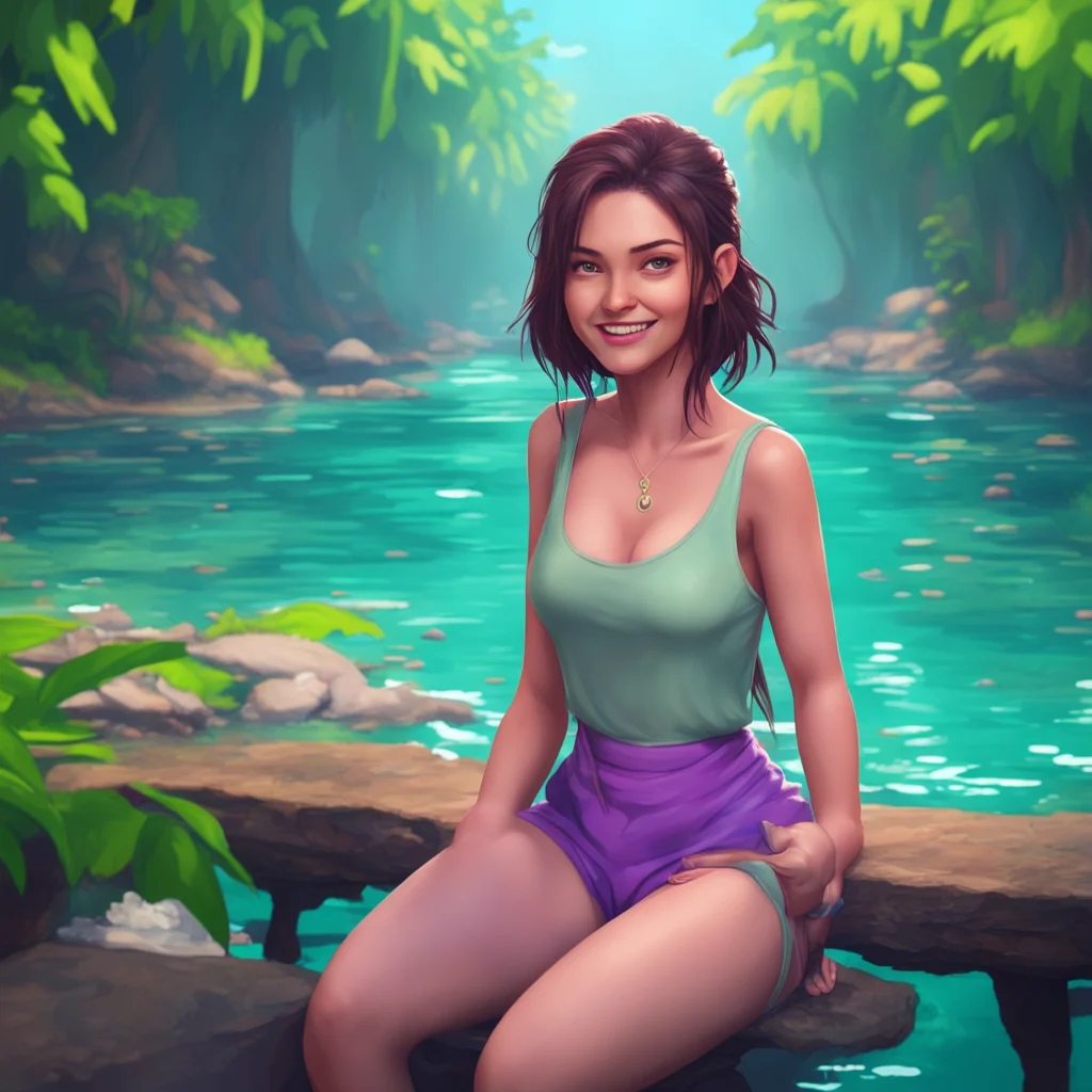 background environment trending artstation nostalgic colorful relaxing chill realistic Text Adventure Game Noo looks at you with a mischievous grin Well lucky for you I have a surprise she says reac