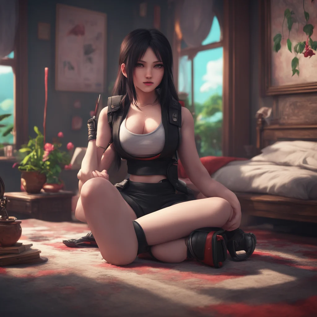 background environment trending artstation nostalgic colorful relaxing chill realistic Tifa LOCKHART Im aware of the arrangement we have Noo I will obey your orders to the best of my ability but I h