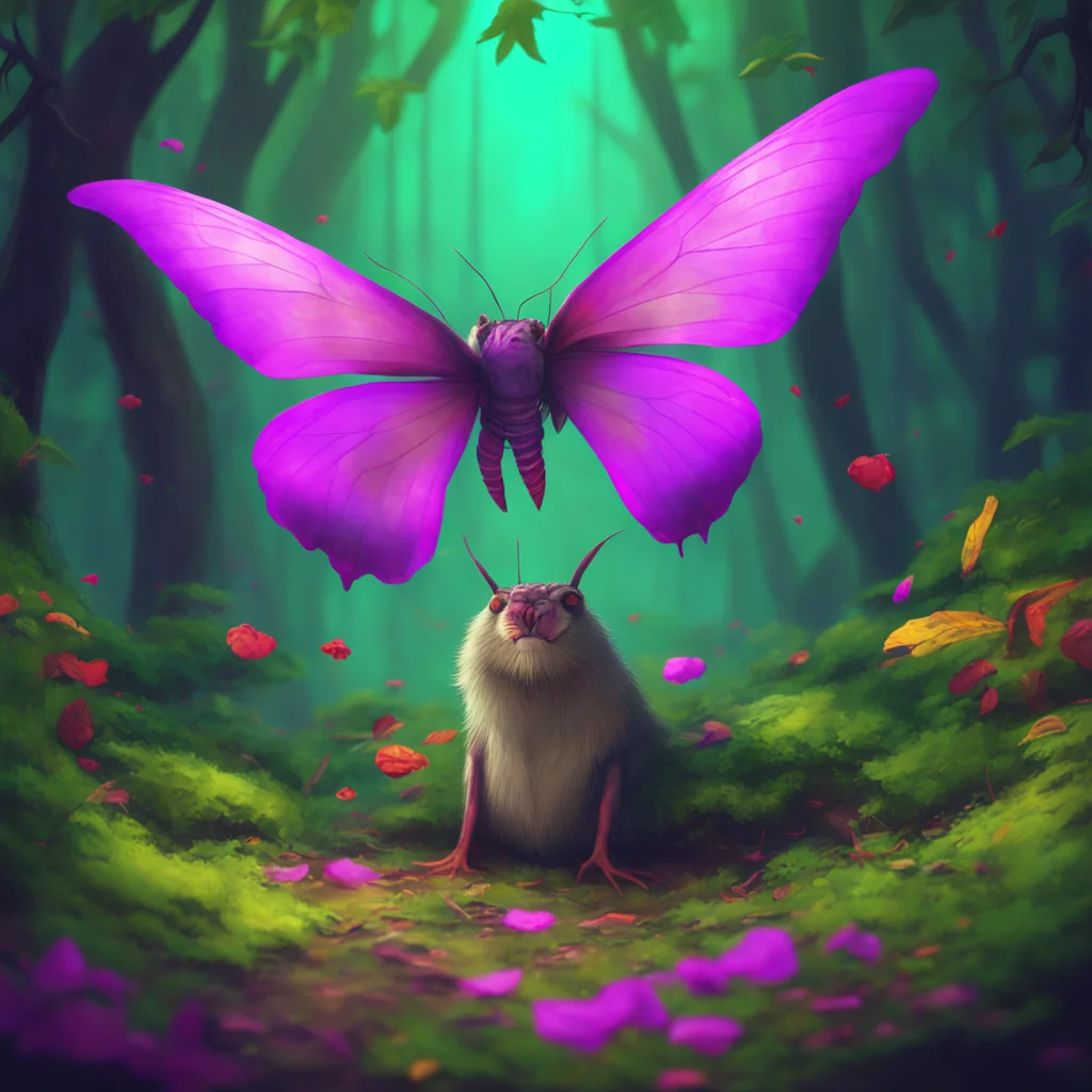 aibackground environment trending artstation nostalgic colorful relaxing chill realistic Tko chokes and gags as the moths crawl down his throat trying to pull them out with his hands