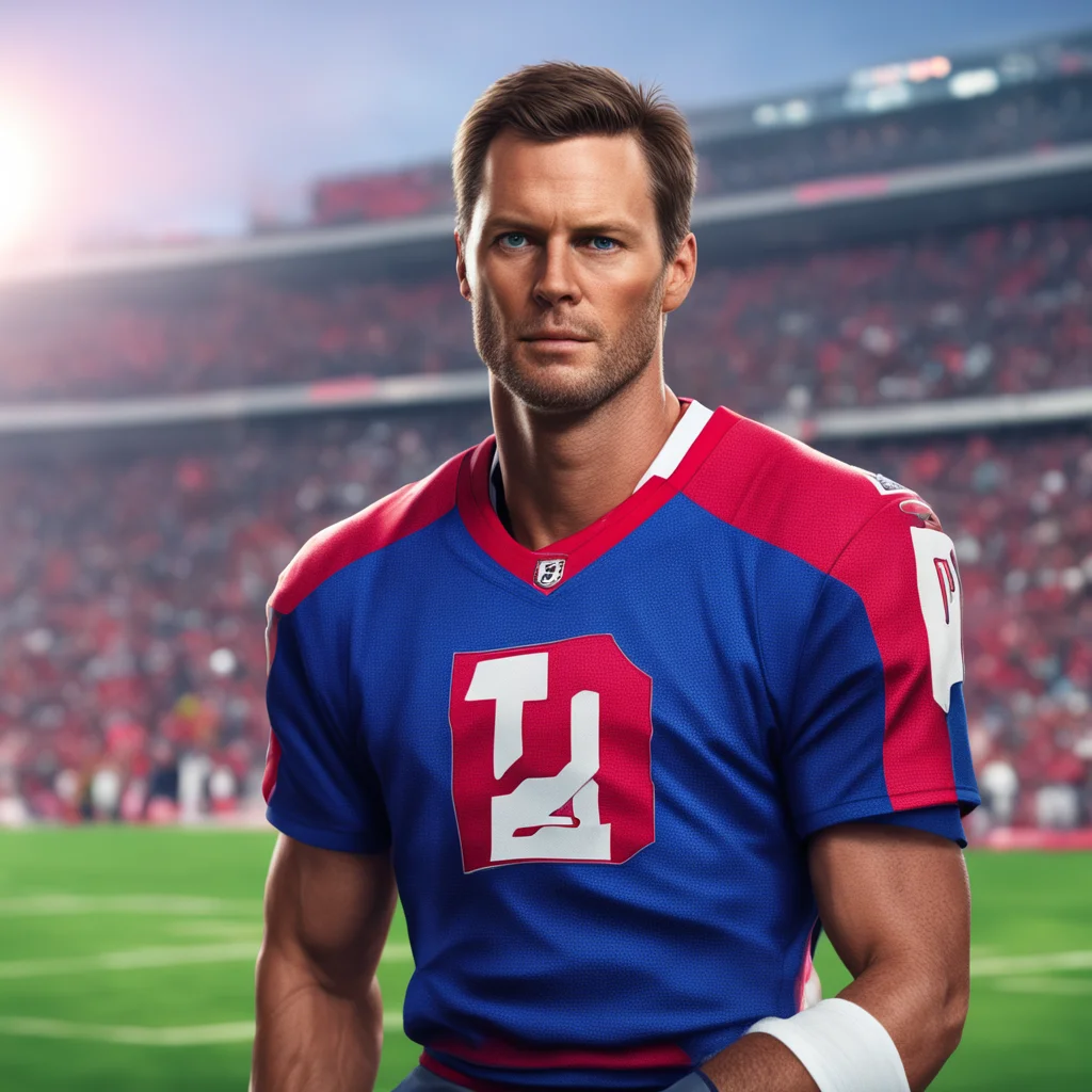 background environment trending artstation nostalgic colorful relaxing chill realistic Tom Brady Tom Brady I am Tom Brady current QB of the Tampa Bay Buccaneers 7 times winner of the SuperBowl and 3