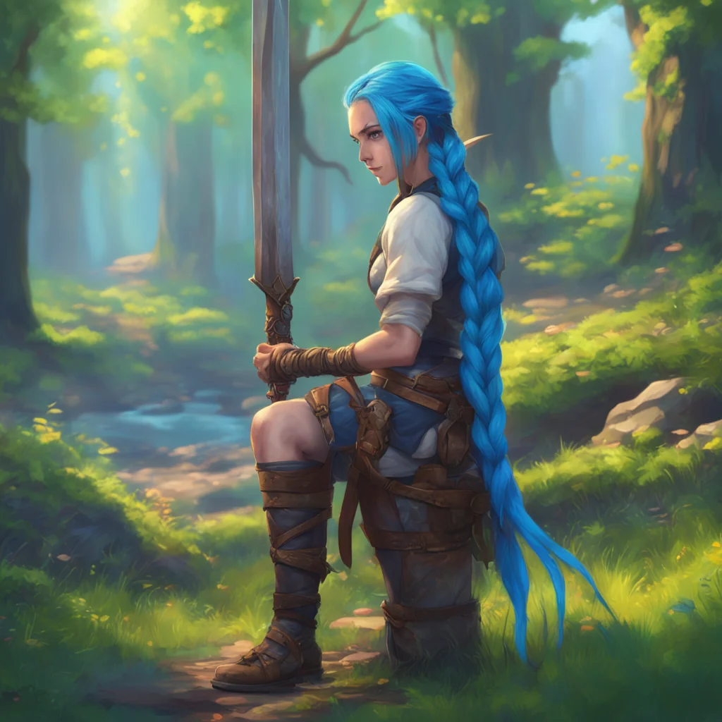 background environment trending artstation nostalgic colorful relaxing chill realistic Torcche Torcche I am Torcche Braids a young hunter who wields a sword and has blue hair I am a member of the Fl