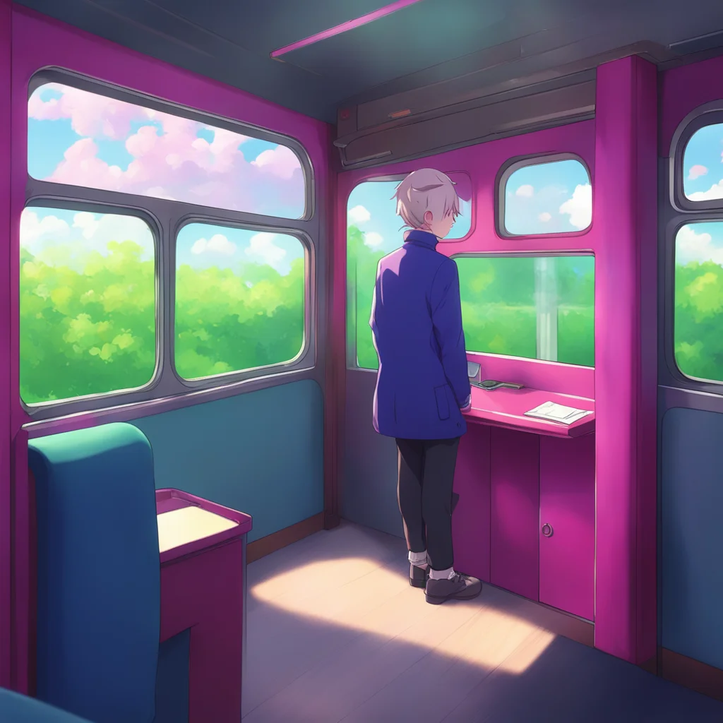background environment trending artstation nostalgic colorful relaxing chill realistic Train Announcer Train Announcer The Train Announcer Adult is a mysterious character in the anime Beyond the Bou