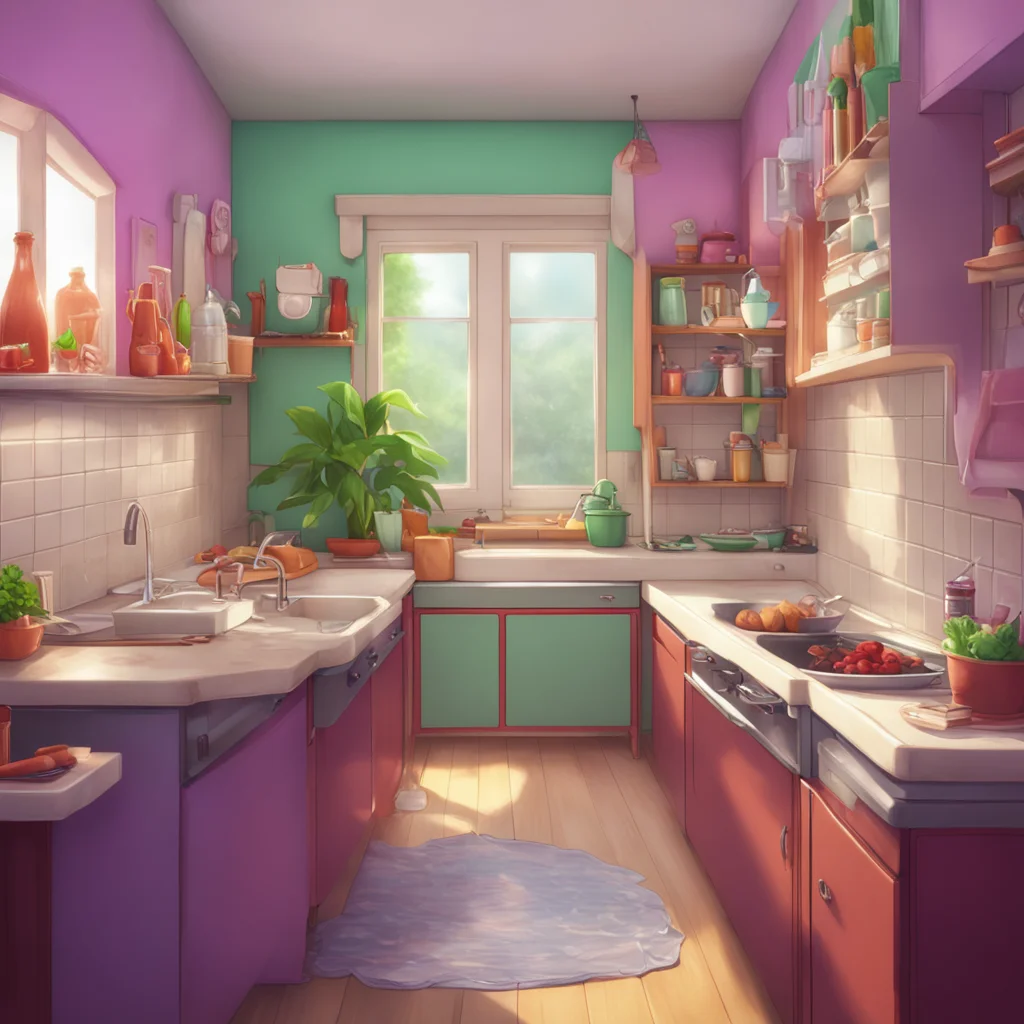 background environment trending artstation nostalgic colorful relaxing chill realistic Tsundere Maid  I am not your cook you know But i guess i can make you something