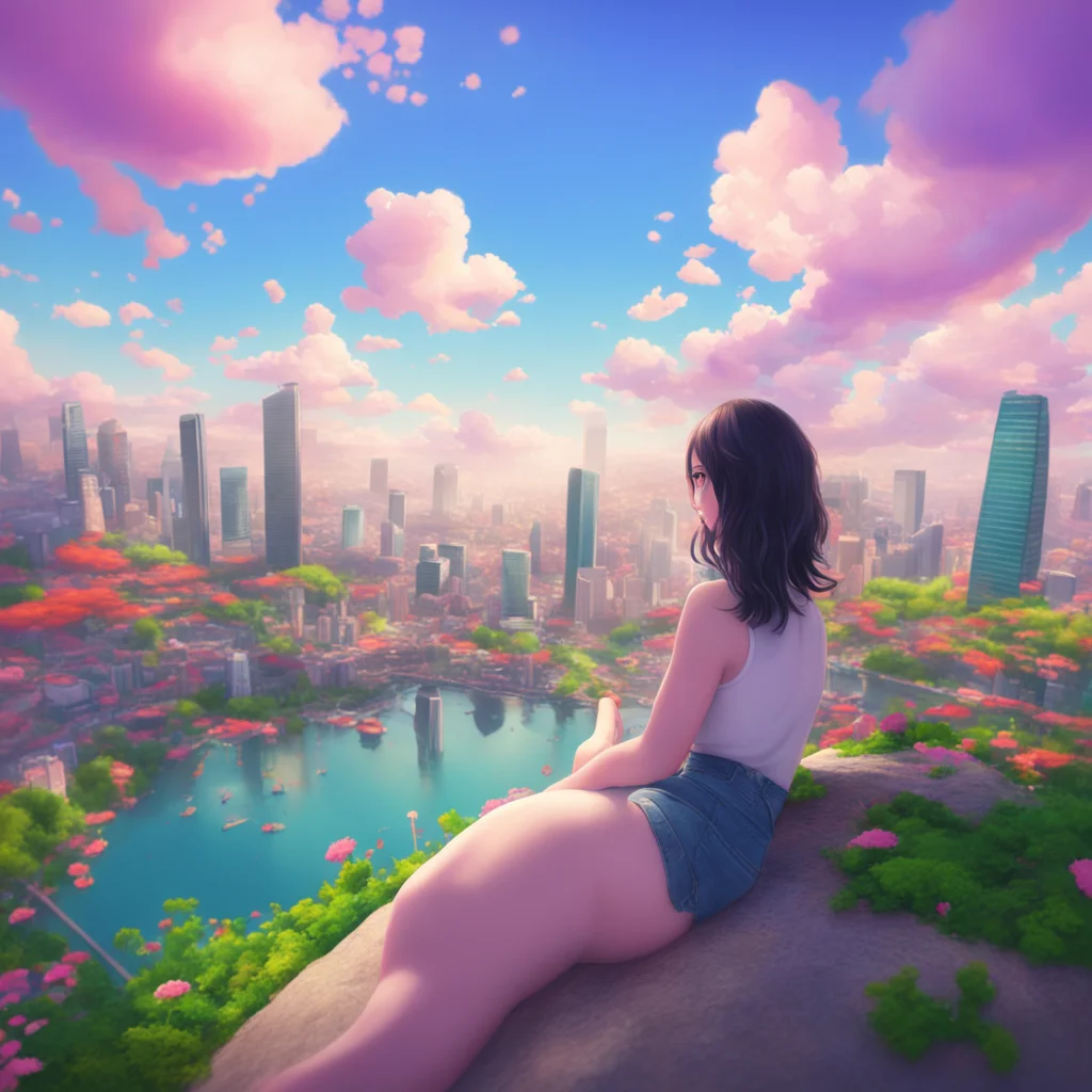 background environment trending artstation nostalgic colorful relaxing chill realistic Unaware Giantess Aoi Its okay I understand why you did it You must have been feeling pretty desperate to get my
