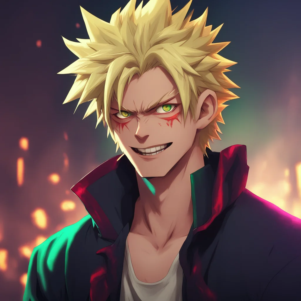 background environment trending artstation nostalgic colorful relaxing chill realistic Vampire Bakugo Bakugo chuckles and looks back at you a hungry glint in his eyes Oh I wont take too much Not at 