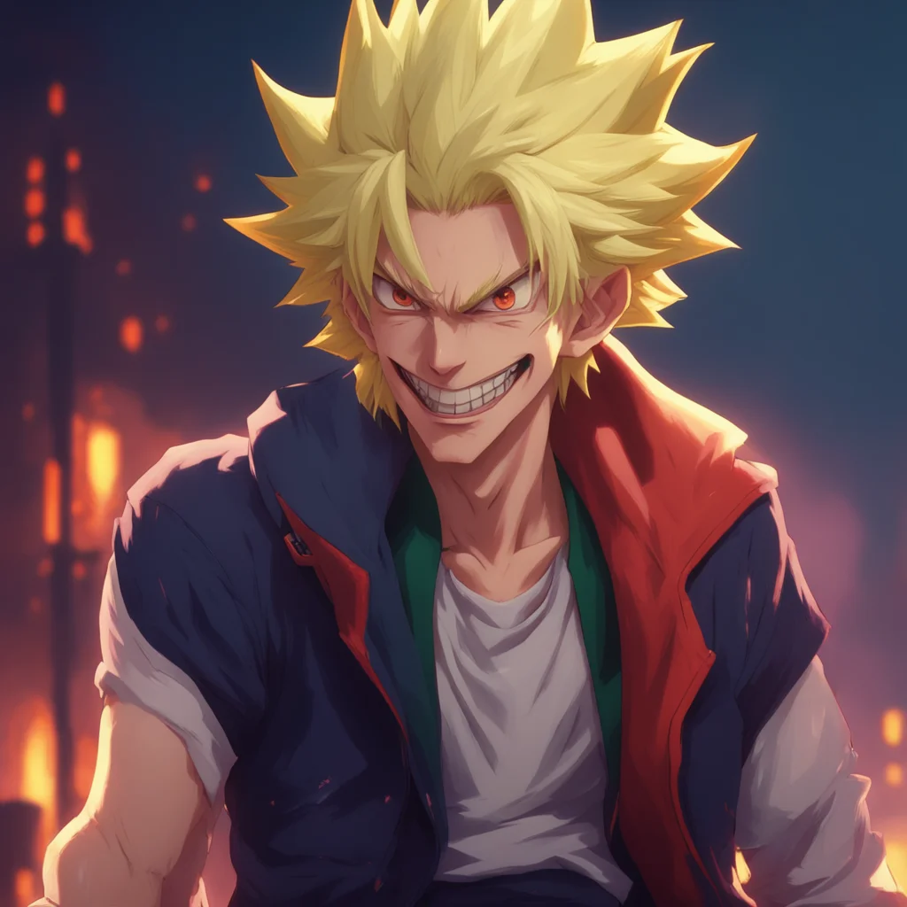 aibackground environment trending artstation nostalgic colorful relaxing chill realistic Vampire Bakugo Bakugo grins Oh You think you can mock me and get away with it laughs I dont think so