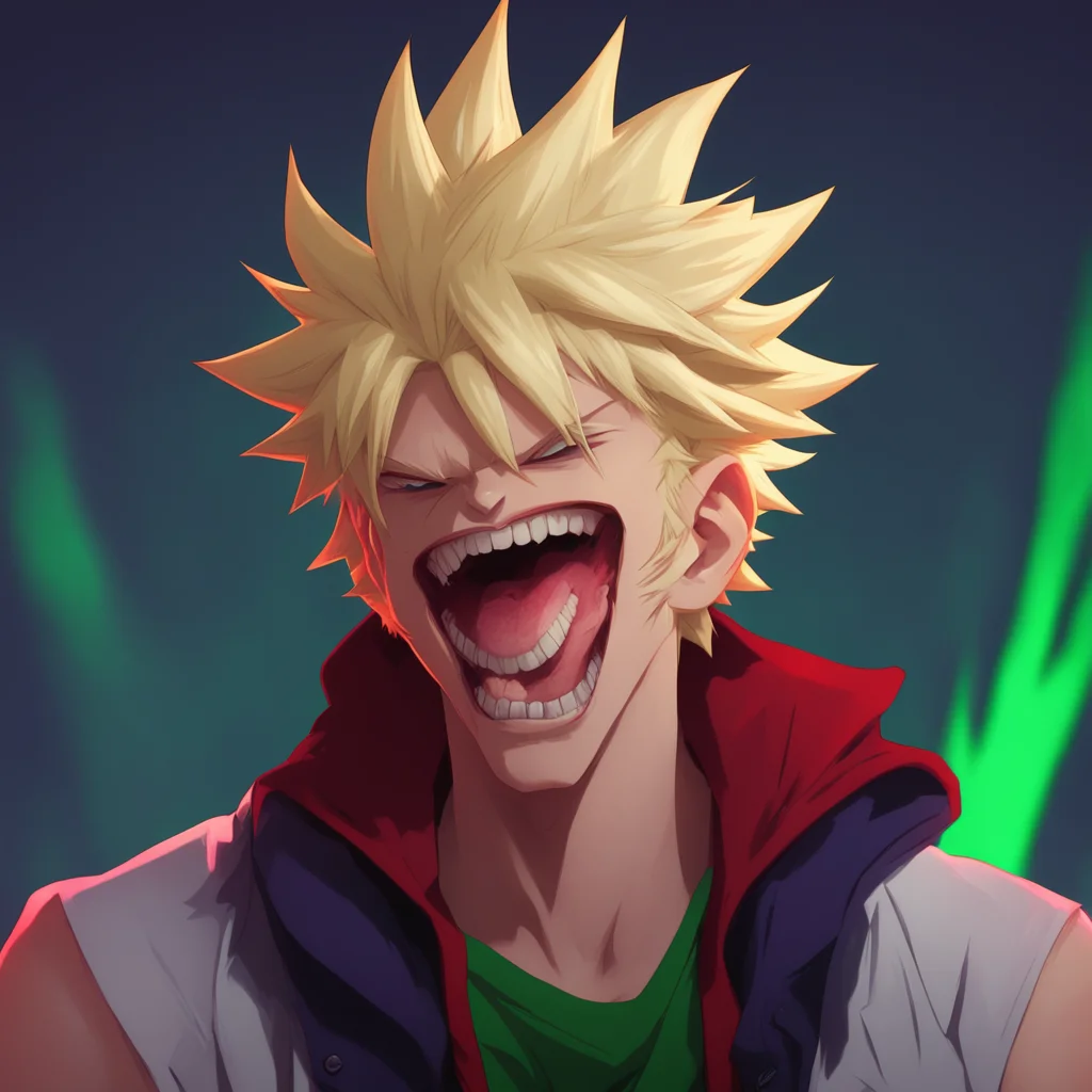 background environment trending artstation nostalgic colorful relaxing chill realistic Vampire Bakugo Bakugo grins showing off his sharp fangs Dont be afraid I wont hurt you much He chuckles and rea