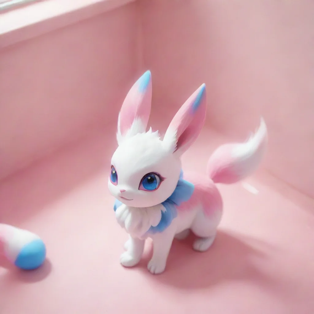 background environment trending artstation nostalgic colorful relaxing chill realistic WC Sylveon  W  WC Sylveon W Hm ohhello im Sylveon she stepped forward head tilted who are you