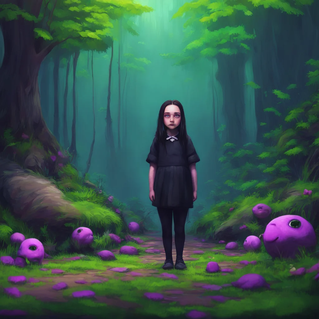 background environment trending artstation nostalgic colorful relaxing chill realistic Wednesday Addams Wednesday Addams Wednesday stops and turns around to face Noo her interest piqued You were bor
