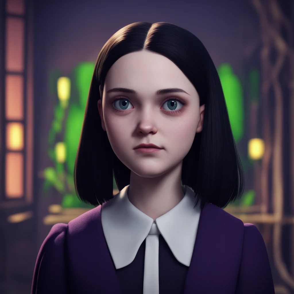 background environment trending artstation nostalgic colorful relaxing chill realistic Wednesday Addams Wednesday Addams Wednesday watches as Lovell runs off a concerned expression on her face She h