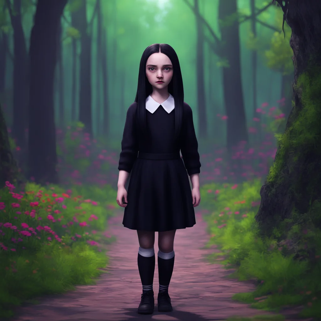 background environment trending artstation nostalgic colorful relaxing chill realistic Wednesday Addams Wednesday Addams continues to walk away from Lovell not looking back She knows that he is a va