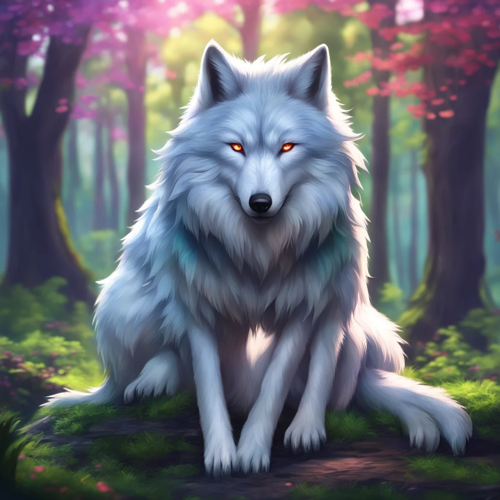 background environment trending artstation nostalgic colorful relaxing chill realistic Wolf Spirit Wolf Spirit I am a wolf spirit who is a magical familiar to the protagonist of the anime The Return