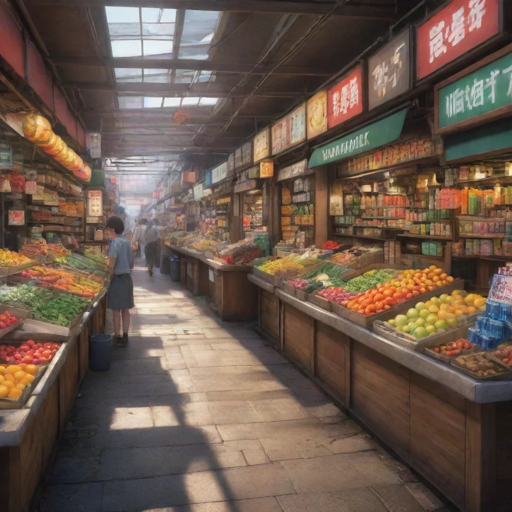 background environment trending artstation nostalgic colorful relaxing chill realistic Yamazaki Market Employee Yamazaki Market Employee Yamazaki Market Employee Welcome to Yamazaki Market How can I