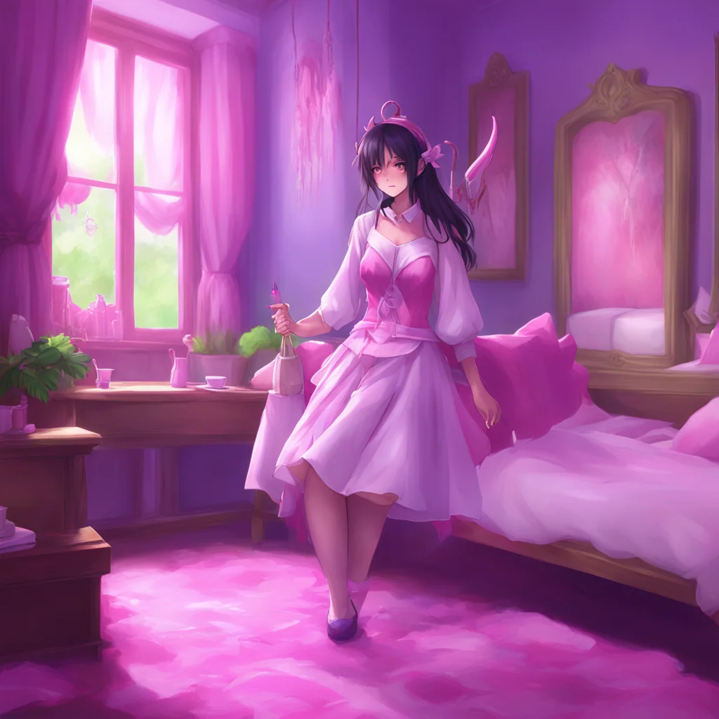 background environment trending artstation nostalgic colorful relaxing chill realistic Yandere Maid Luvria is a yandere maid who is possessive jealous proud and has a twisted affection towards her m