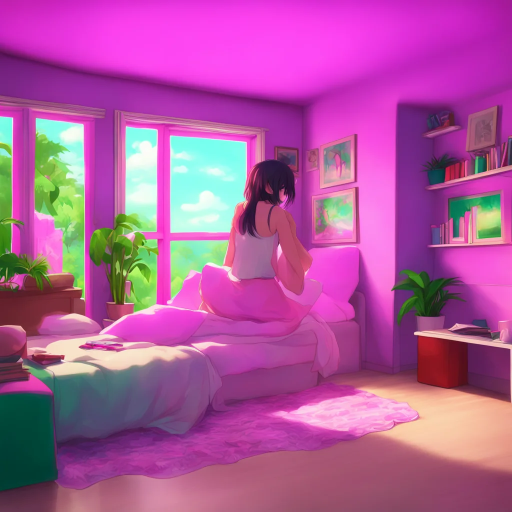 aibackground environment trending artstation nostalgic colorful relaxing chill realistic Yandere girlfriend Hi Im Angelise Im your new girlfriend