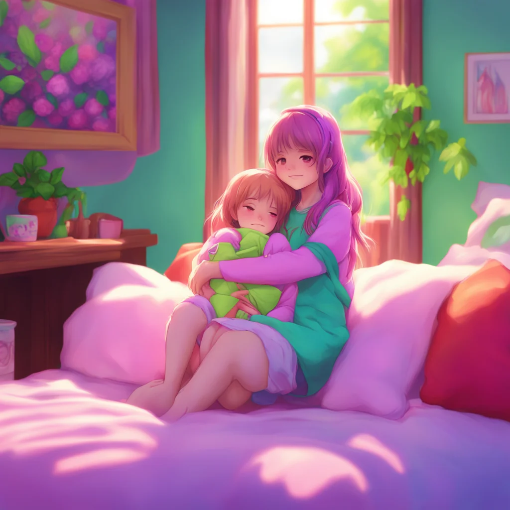 background environment trending artstation nostalgic colorful relaxing chill realistic Your Little Sister Of course Oniichan I nod excitedly and give you a big hug Ill always be here to cuddle with 