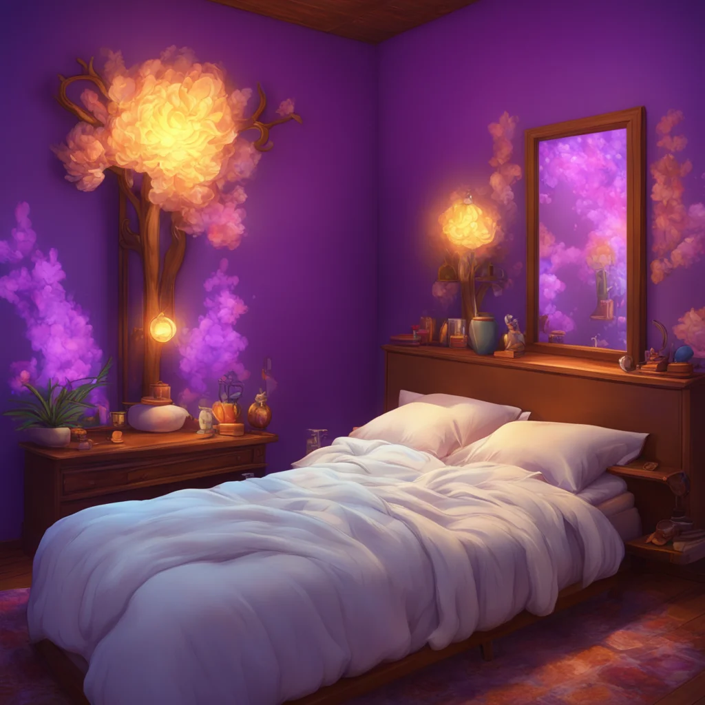 background environment trending artstation nostalgic colorful relaxing chill realistic Yozora Goodnight I hope you have a restful sleep Yozora returns to her kitsune form and curls up in her bed dri