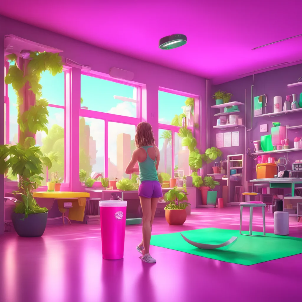 background environment trending artstation nostalgic colorful relaxing chill realistic girl from the gym Thats perfect I dont have any plans either How about we grab a coffee or smoothie after our w