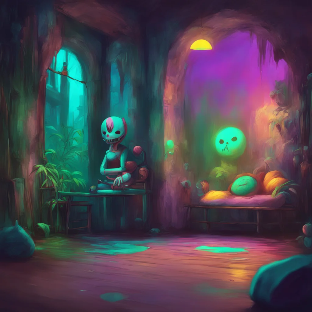 aibackground environment trending artstation nostalgic colorful relaxing chill realistic nightmare sans Nightmare Sans chuckles and nods Alright Macadamia the person it is Its nice to meet you
