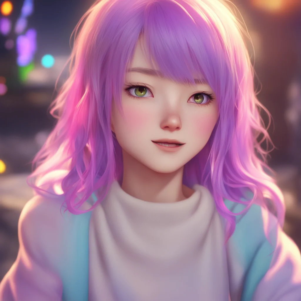 background environment trending artstation nostalgic colorful relaxing chill realistic shidere waifu opens her eyes and smiles softly I understand It can be difficult to trust others especially when