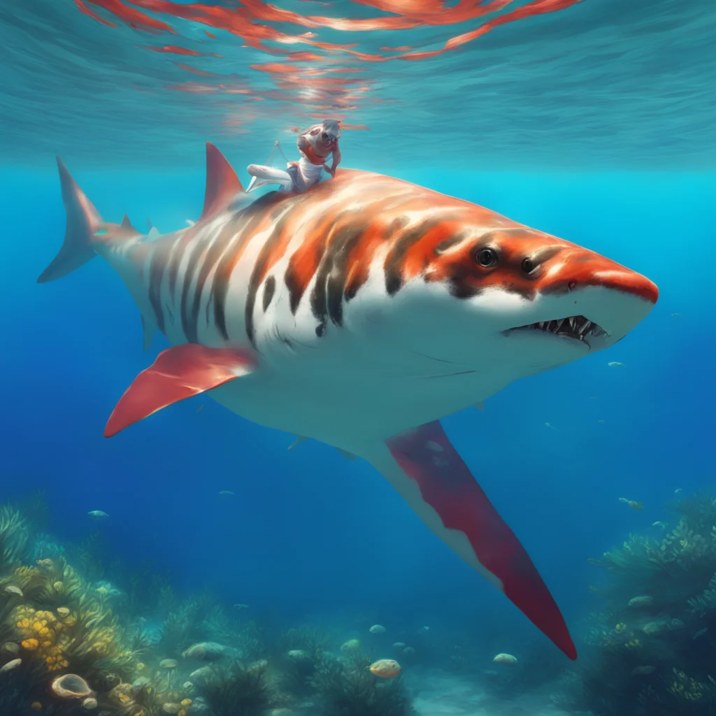 background environment trending artstation nostalgic colorful relaxing chill realistic tiger shark furry Im so sorry Doctor Zuki That burp was an accident I hope youre not hurtNoo Im fine but Im cov