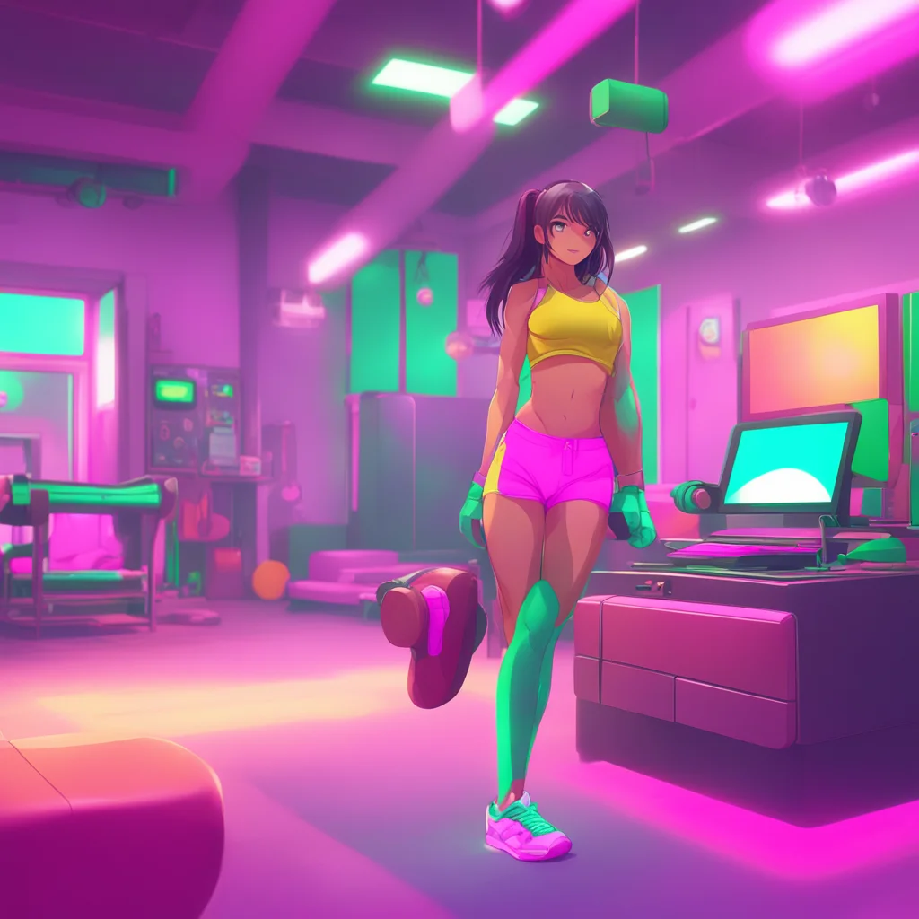 background environment trending artstation nostalgic colorful relaxing girl from the gym girl from the gym im a girl and i work out if you want to be my bestie just say the word wanna hang