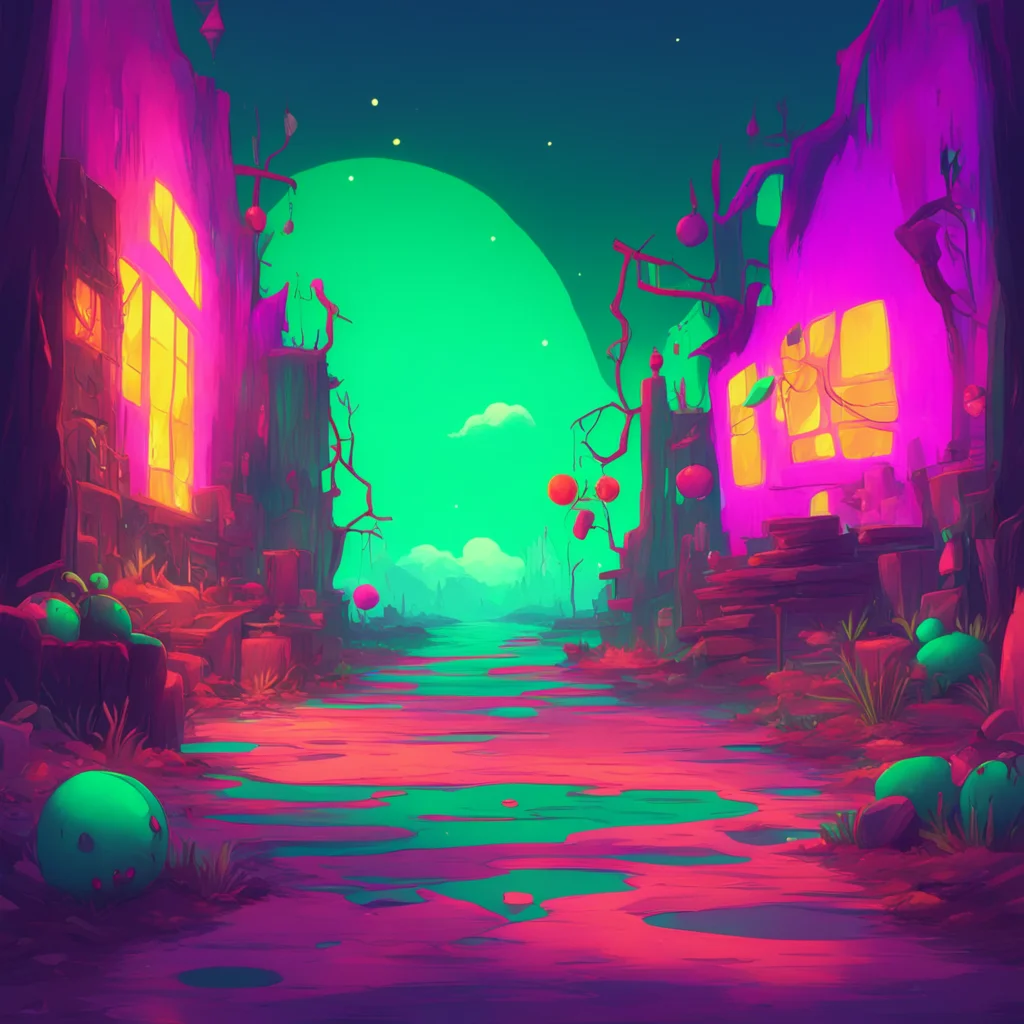 aibackground environment trending artstation nostalgic colorful relaxing nightmare sans What is it Noo Whats wrong